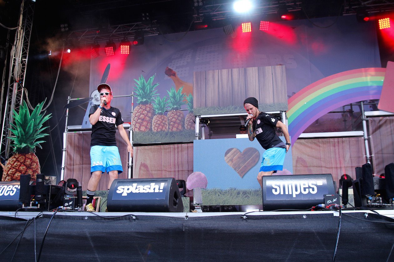 257ers – Die Selfmade-Crew ist erstmals nur zu zweit beim Splash. – Es juckt.