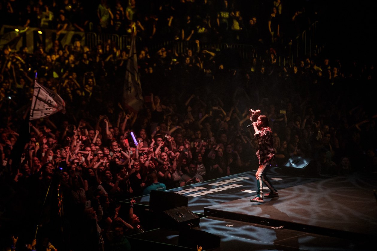 Jared Leto und Co. wurden begeistert gefeiert. – 30 Seconds To Mars.