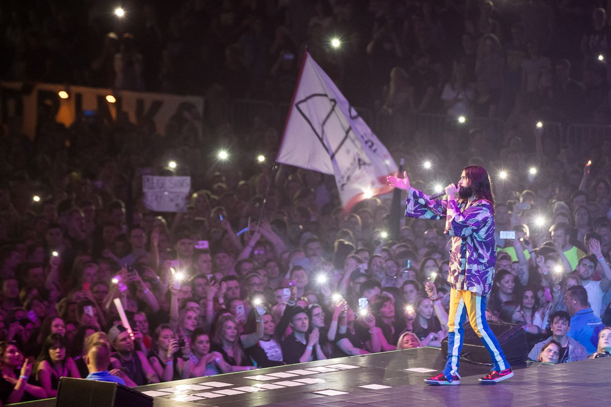 Jared Leto und Co. wurden begeistert gefeiert. – 30 Seconds To Mars.