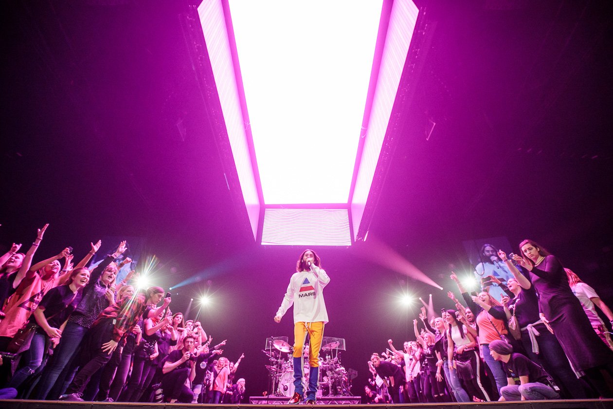 Jared Leto und Co. wurden begeistert gefeiert. – 30 Seconds To Mars.