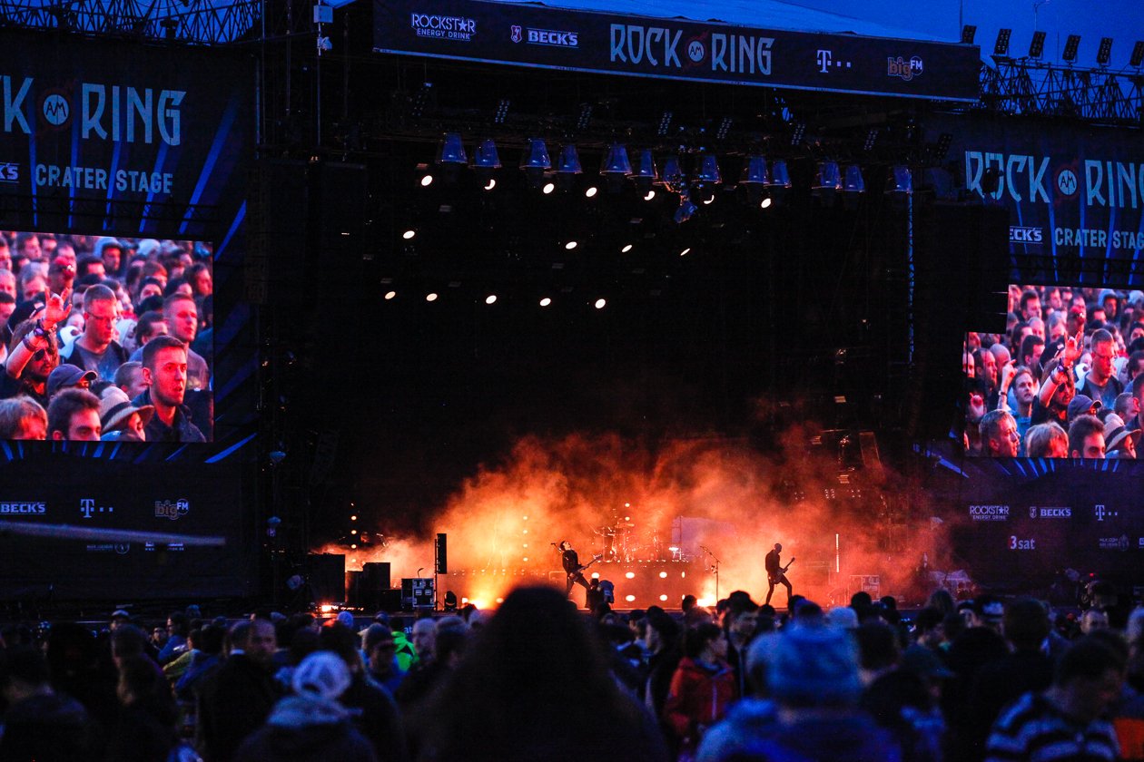 Mit "Eat The Elephant" am Ring: Maynard James Keenan und Band. – A Perfect Circle.