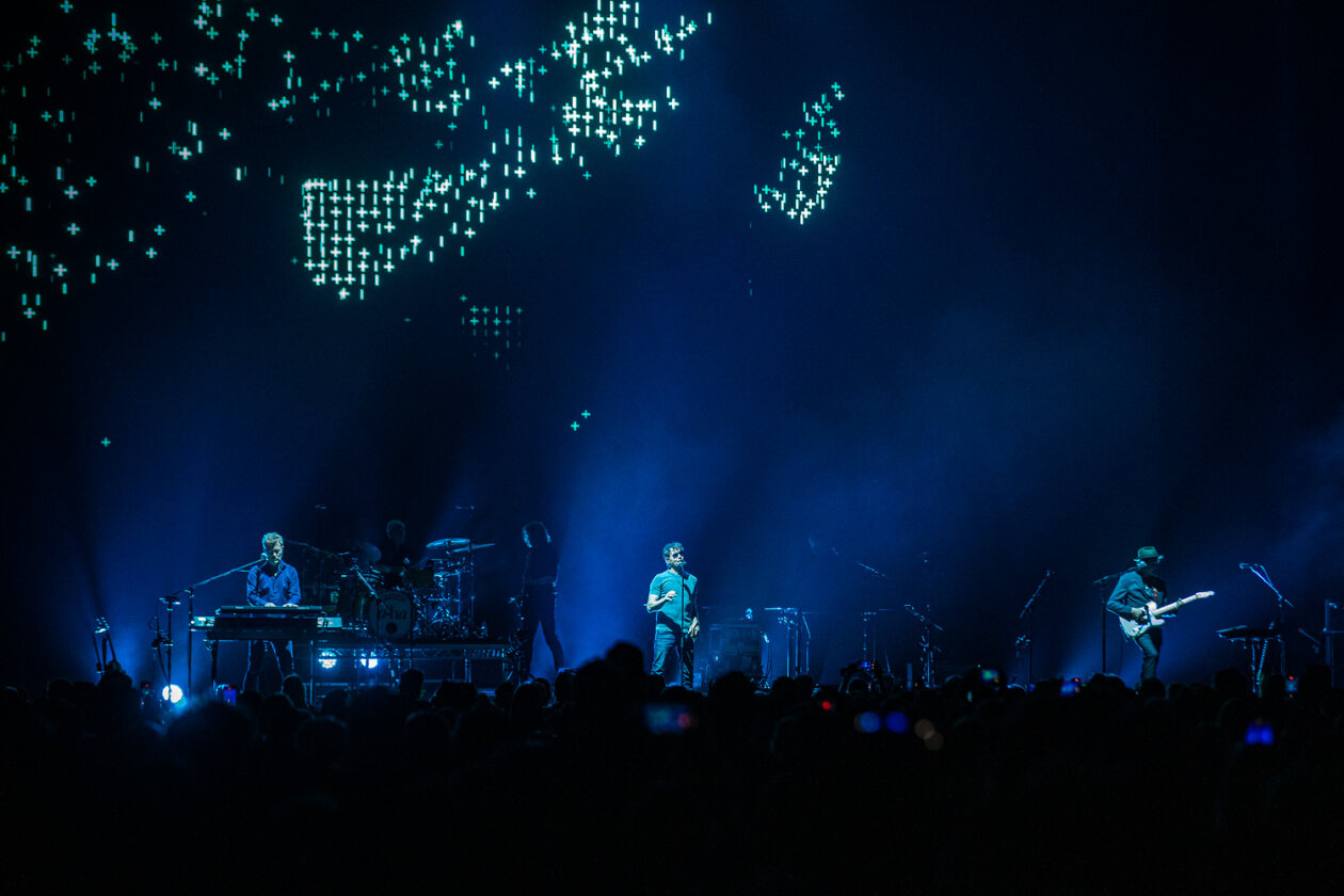 Als wäre kein Tag vergangen: Morten, Pål und Magne live. – A-ha on stage.