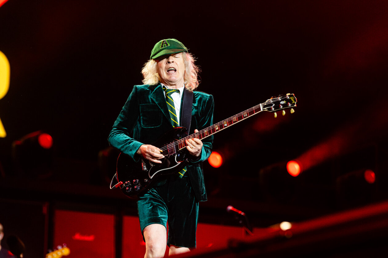AC/DC – Der Auftaktgig zur ersten Tour seit acht Jahren: Angus Young und Co. auf Schalke. – Angus Young.