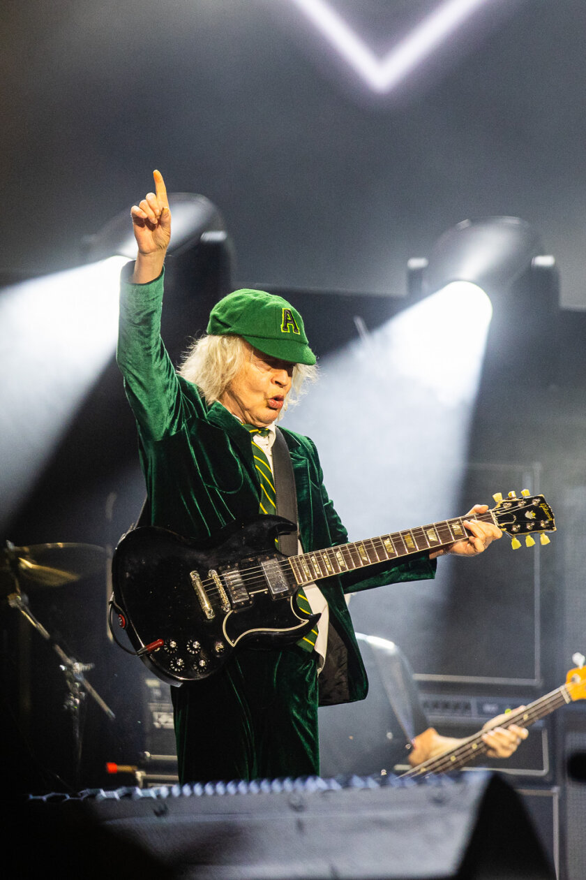 AC/DC – Der Auftaktgig zur ersten Tour seit acht Jahren: Angus Young und Co. auf Schalke. – Angus Young.
