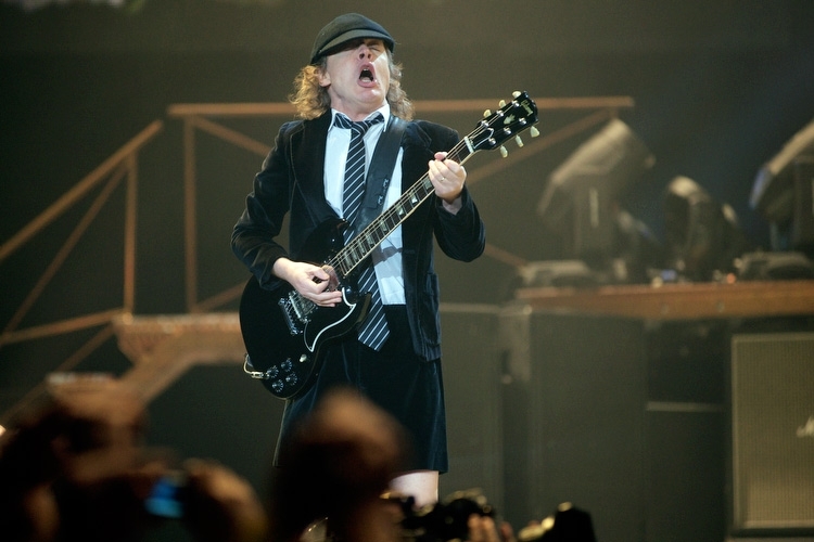 AC/DC am 7. März 2009 im ISS Dome Düsseldorf. – ... der Mund offen stehen