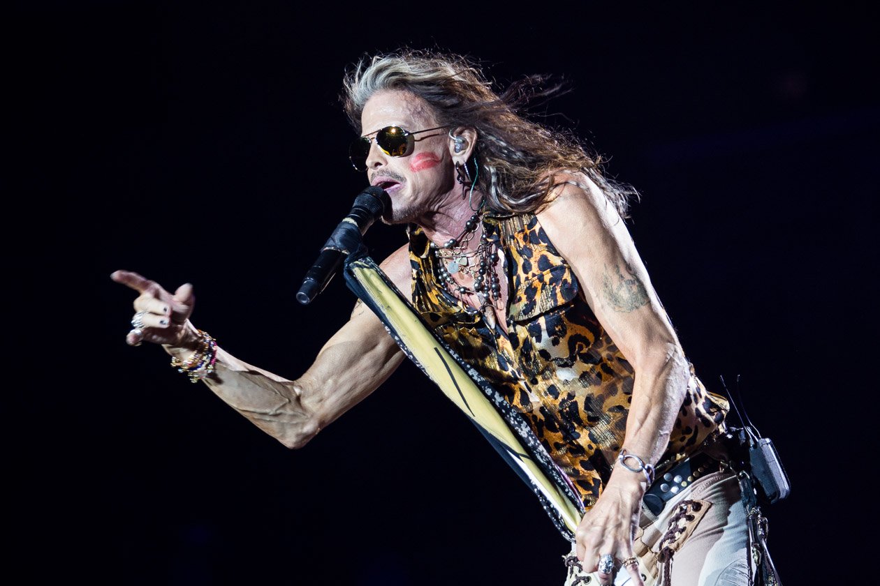 Aerosmith – Steven in Köln.