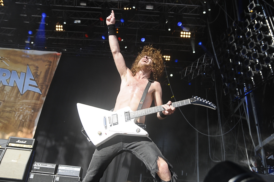 Klasse Show bei Rock Am Ring – Airbourne - Joel O'Keeffe