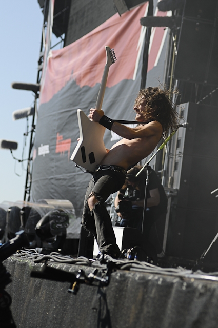 Klasse Show bei Rock Am Ring – Airbourne - Joel O'Keeffe