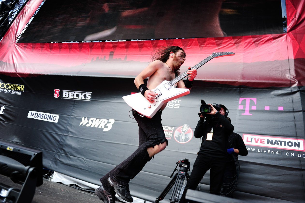 Airbourne – Hardrock- Show am Ring. – Run run run.