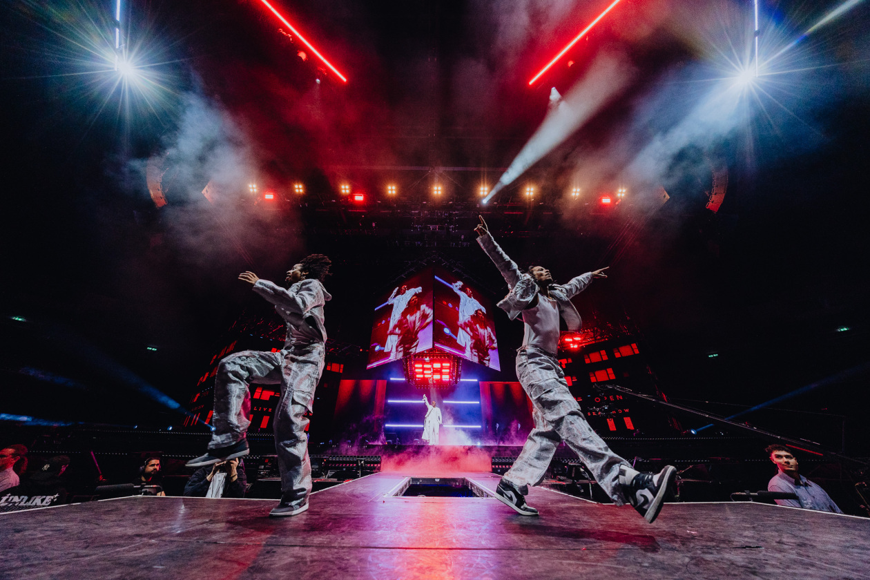 Im R'n'B-Doppel mit Ne-Yo auf Tour. – Akon.