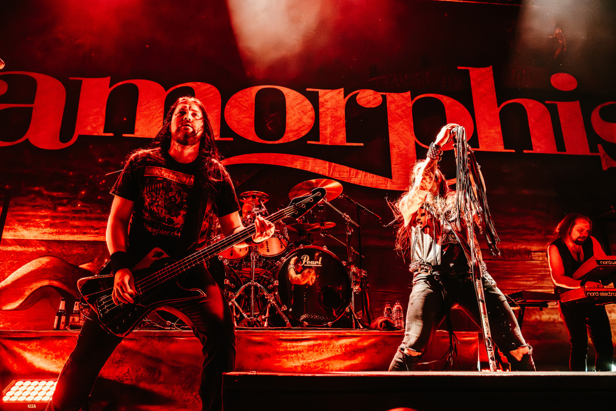 Die Progressive-Metaller aus Finnland als Support auf "European Blood Dynasty"-Tour. – Amorphis.