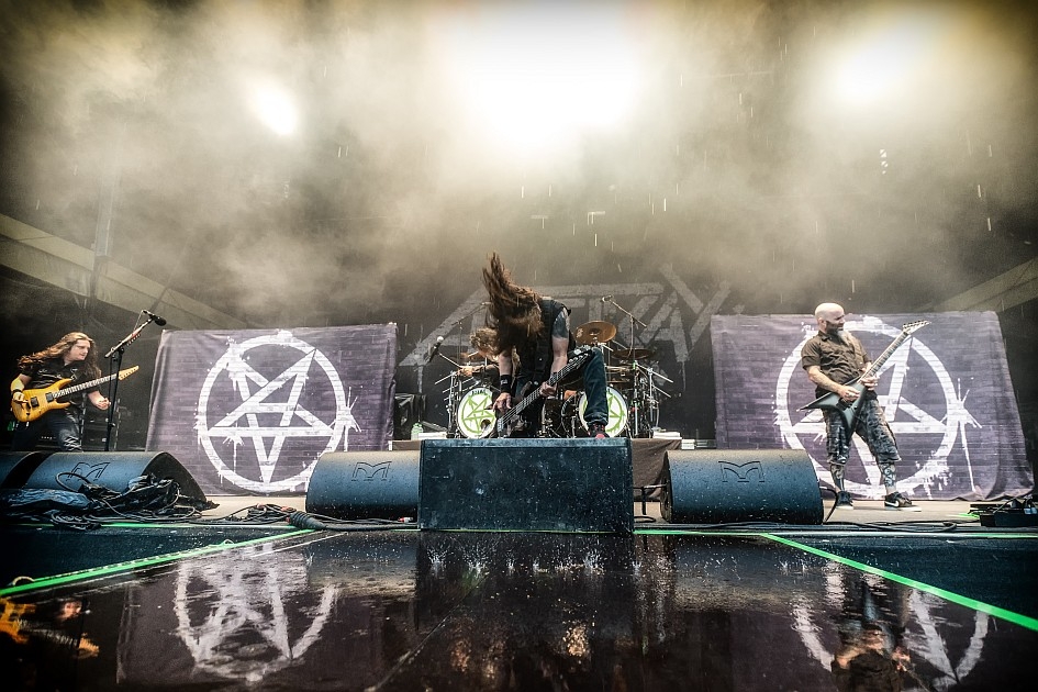 Scott Ian und Band gaben den Support für Limnp Bizkit. – Anthrax in Berlin.