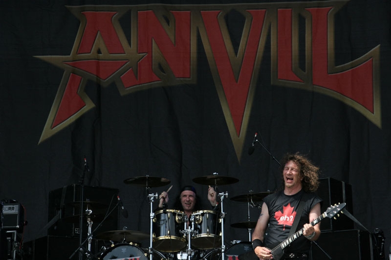 Seit "The Story Of Anvil" stehen die Kanadier wieder hoch im Kurs. – Robb und Lips