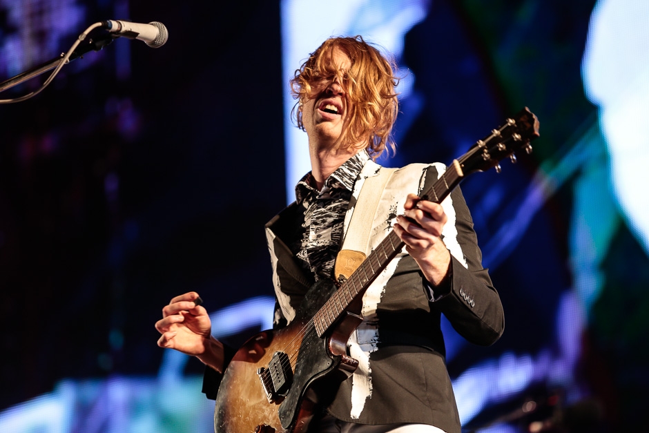 Arcade Fire – Headliner in Neuhausen ob Eck (und in Scheeßel natürlich). – Richard Reed Parry.