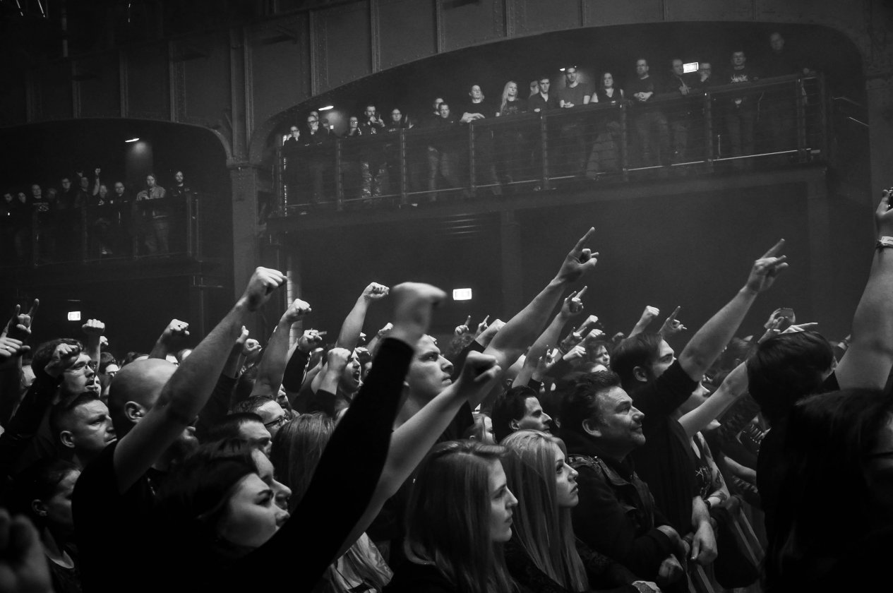At The Gates – Mit Behemoth auf "Ecclesia Diabolica Evropa"-Tournee. – Publikum.