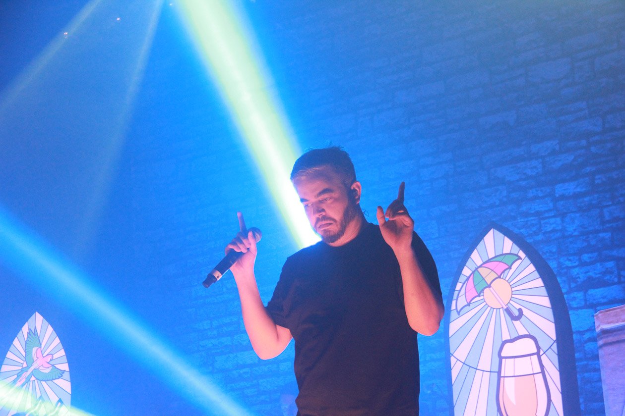 Audio88 – Mit Yassin on stage: Und dann schauten Nico von K.I.Z und Mädness &amp; Döll auch noch vorbei. – Yassin.