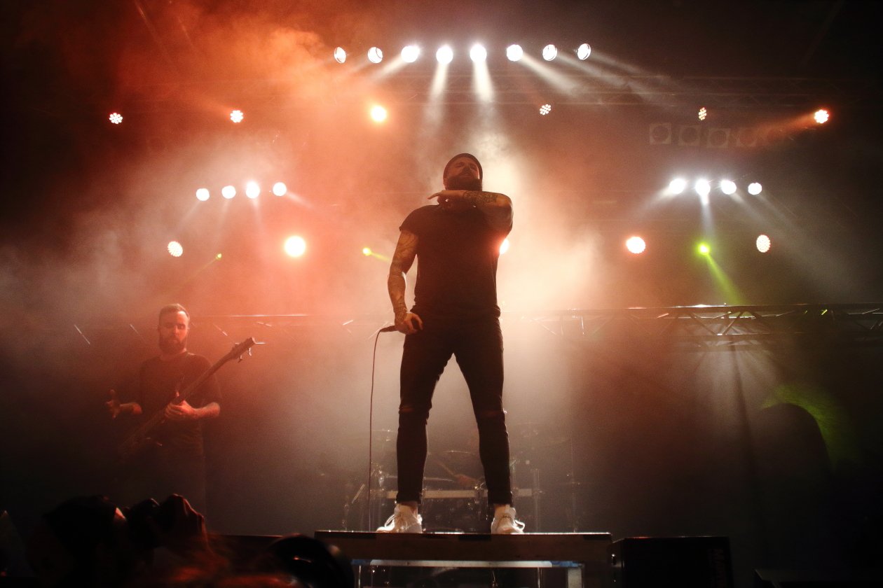 ABR marschieren "The Final March" mit Heaven Shall Burn. – August Burns Red.