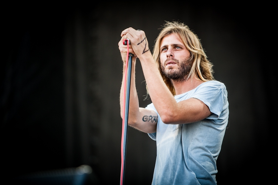 Aaron Bruno und Co. im Festivalmodus. – Awolnation.