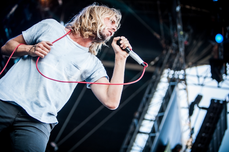 Aaron Bruno und Co. im Festivalmodus. – Awolnation.