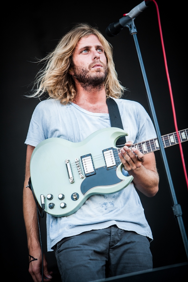 Aaron Bruno und Co. im Festivalmodus. – Awolnation.