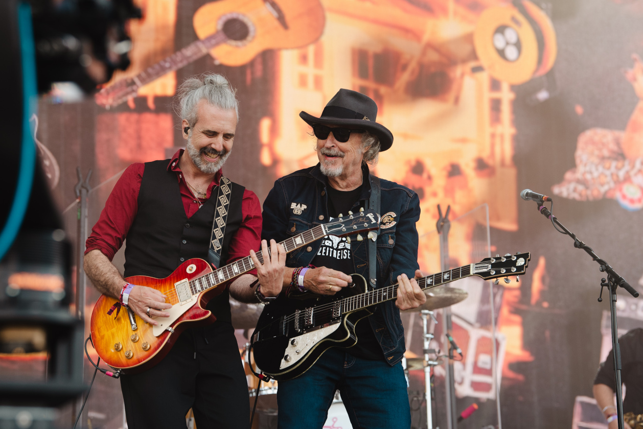 Bap – Wolfgang Niedecken und Band - bejubelt wie Rob Halford. – Ulrich und Wolfgang.