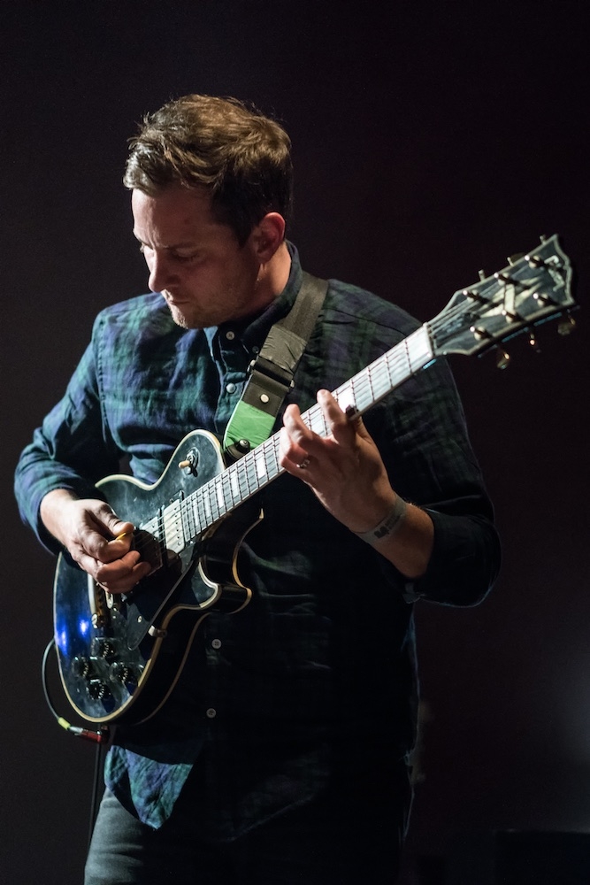 Battles – Live eine Wucht: Jon Stanier, Ian Williams und Dave Konopka. – Dave Konopka.