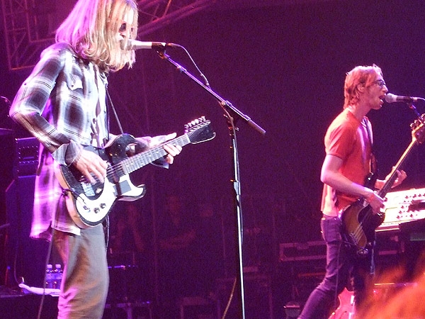 Beck als (gelangweilter) Headliner beim Open Air St. Gallen 2008. – 