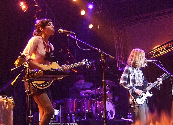 Beck als (gelangweilter) Headliner beim Open Air St. Gallen 2008. – 