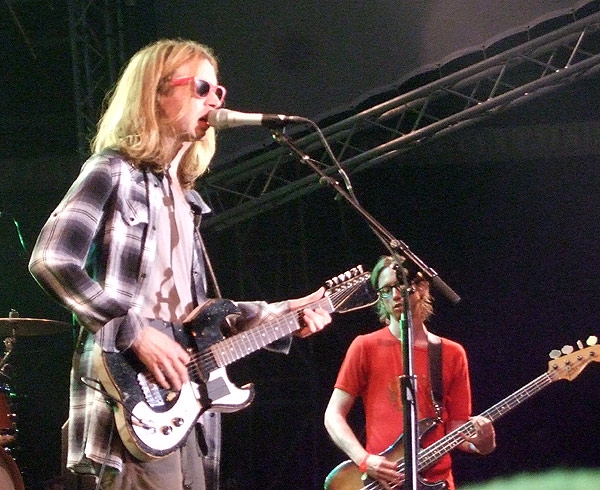 Beck als (gelangweilter) Headliner beim Open Air St. Gallen 2008. – 
