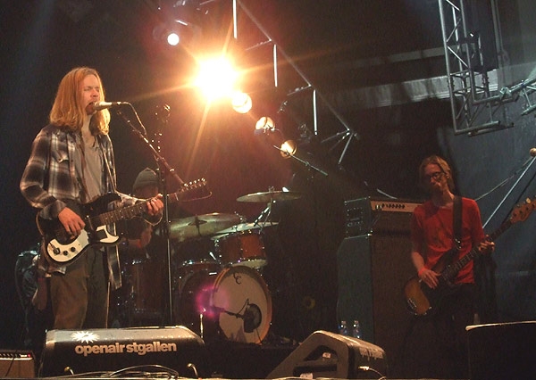 Beck als (gelangweilter) Headliner beim Open Air St. Gallen 2008. – 