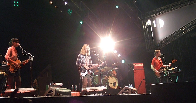 Beck als (gelangweilter) Headliner beim Open Air St. Gallen 2008. – 