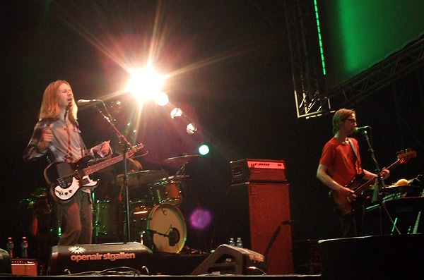 Beck als (gelangweilter) Headliner beim Open Air St. Gallen 2008. – 
