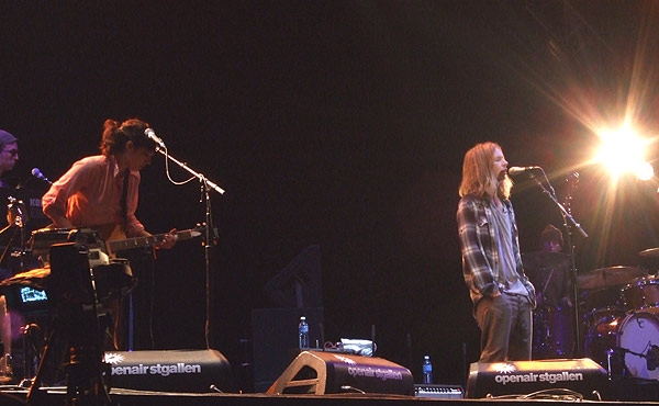 Beck als (gelangweilter) Headliner beim Open Air St. Gallen 2008. – 