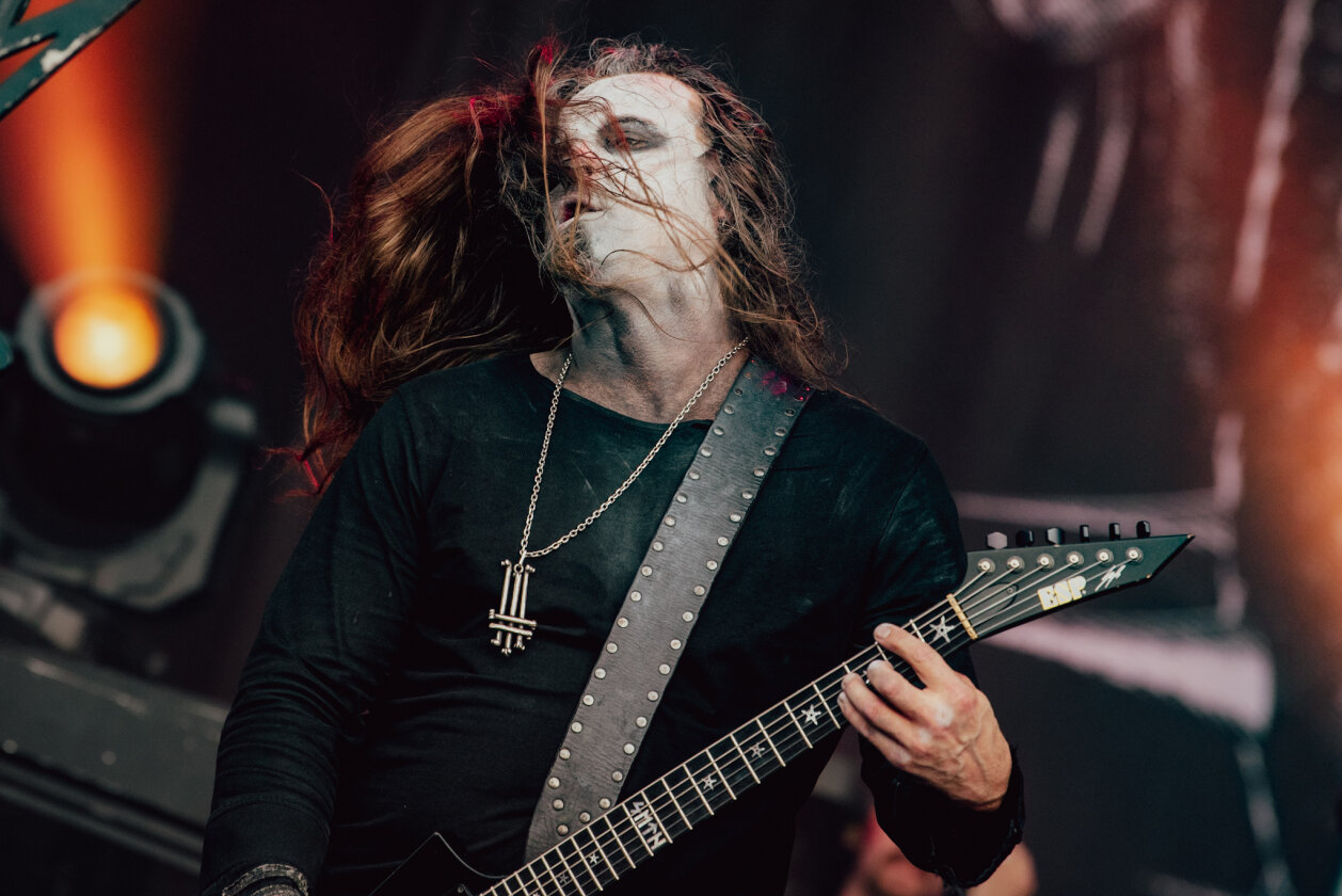 Die Extreme-Metaller aus Polen lieferten am Festivalsamstag einen der Gigs des Tages ab. – Behemoth.
