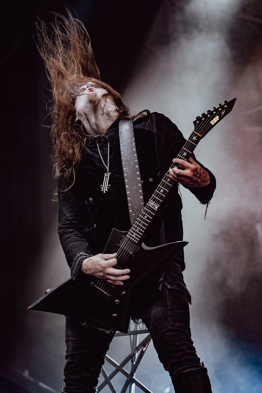 Die Extreme-Metaller aus Polen lieferten am Festivalsamstag einen der Gigs des Tages ab. – Behemoth.