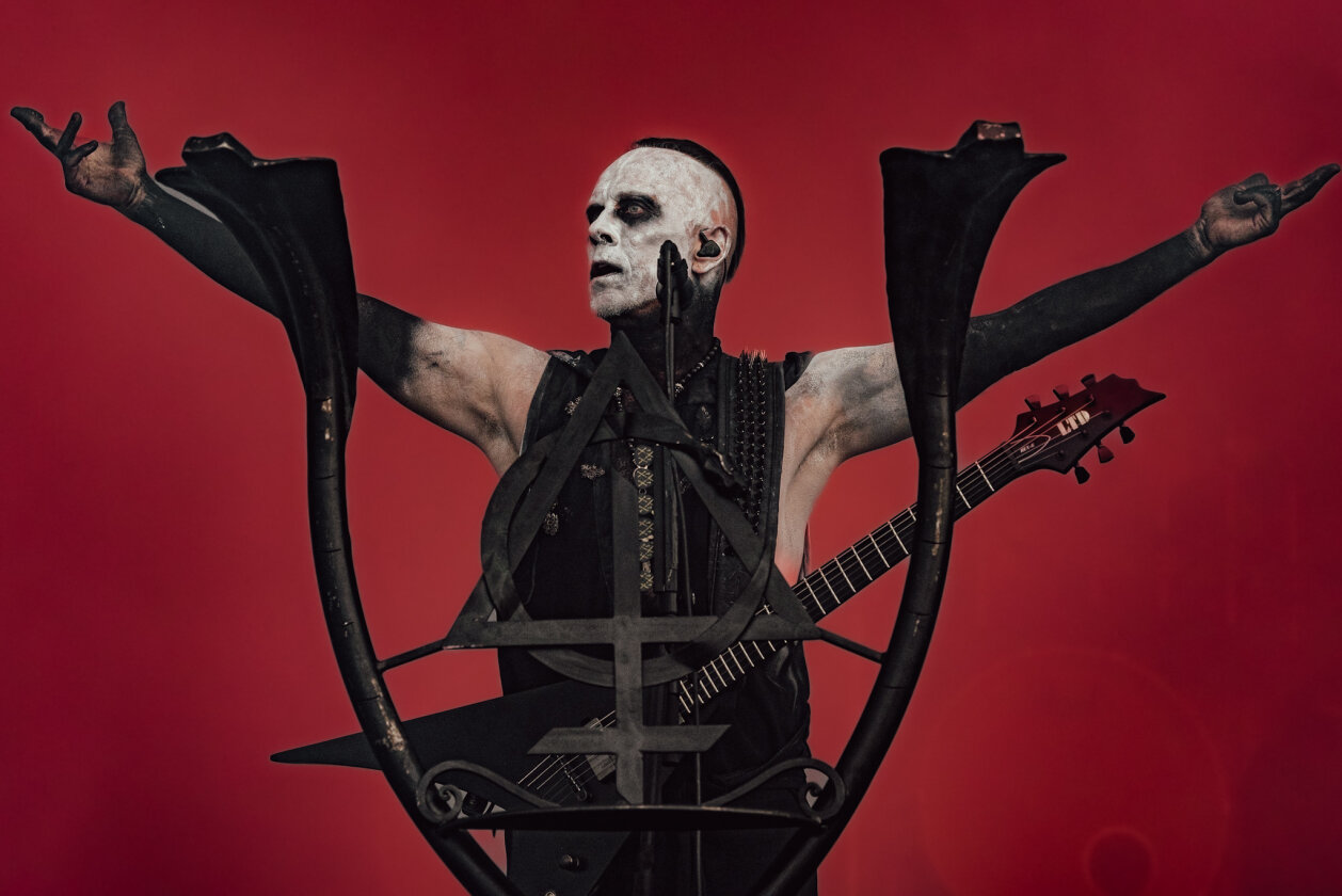 Die Extreme-Metaller aus Polen lieferten am Festivalsamstag einen der Gigs des Tages ab. – Behemoth.