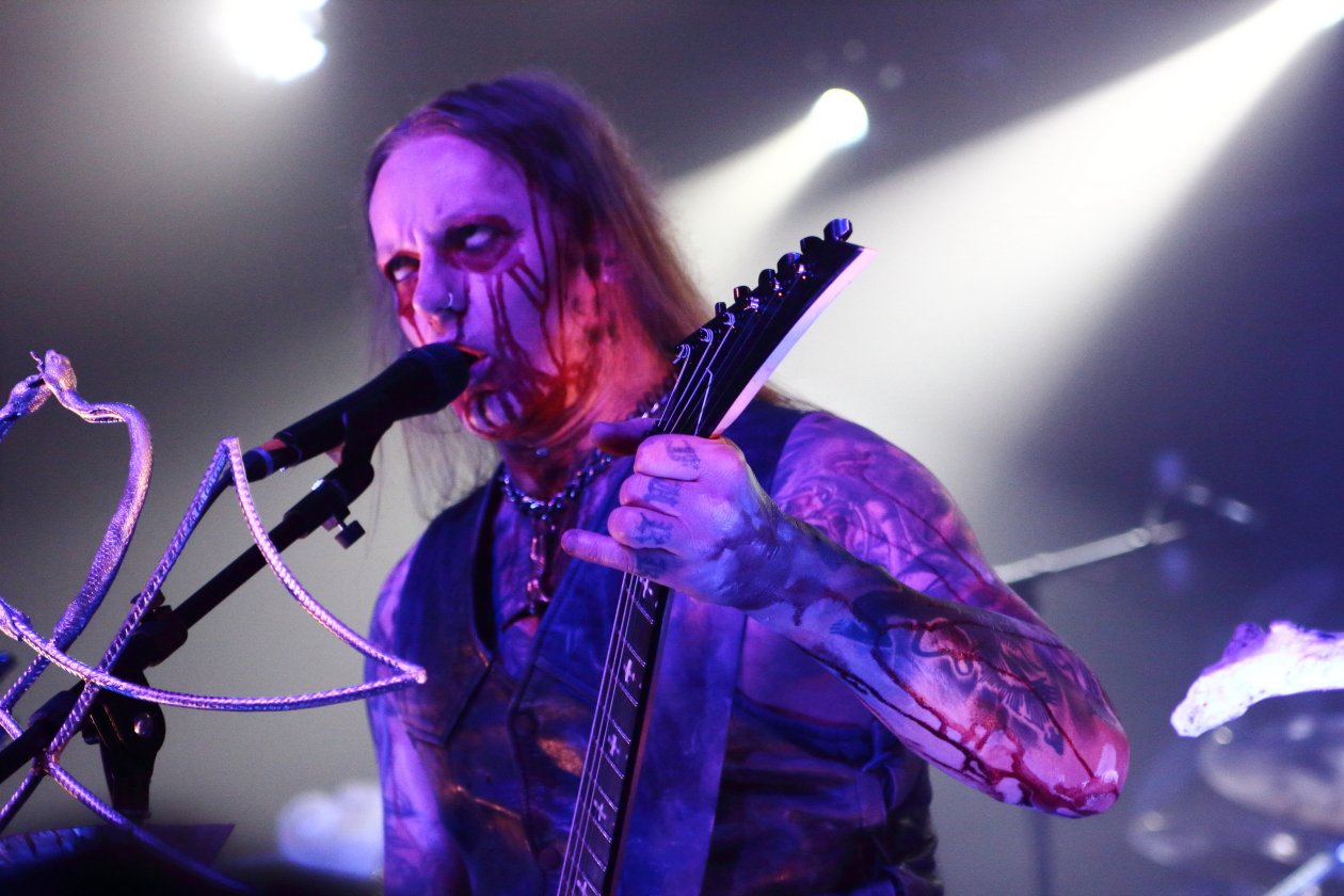 Helmuth und Co. zelebrieren ihr "Totenritual". – Belphegor