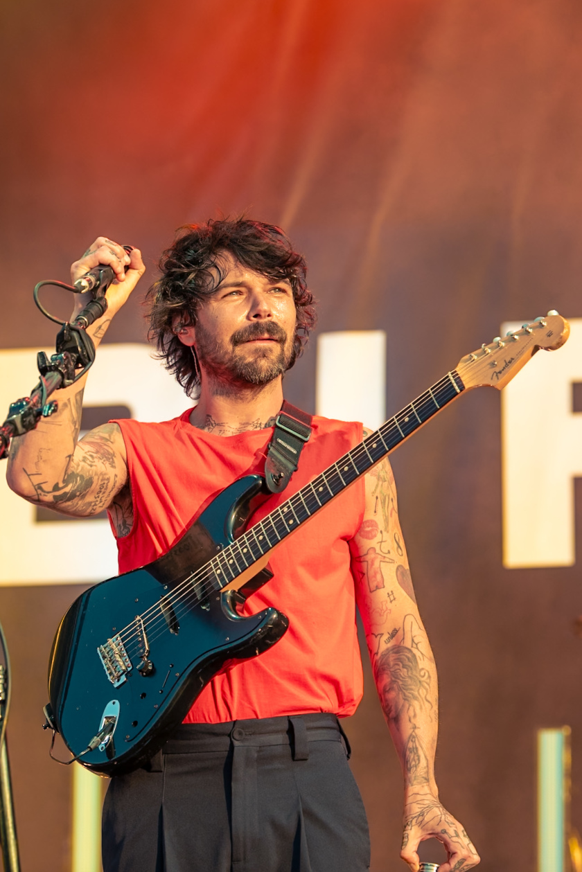 Pathos und Pogo: eines der intensivsten Sets des Festivals. – Biffy Clyro.