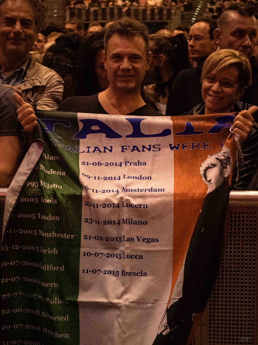 Billy Idol – Fans in der Olympiahalle.