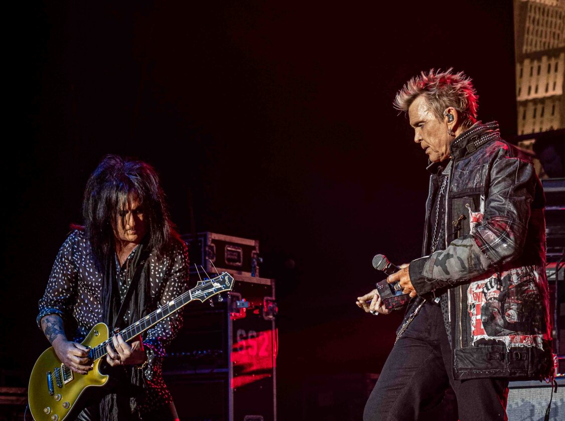 Billy Idol – Steve Stevens und Billy idol.