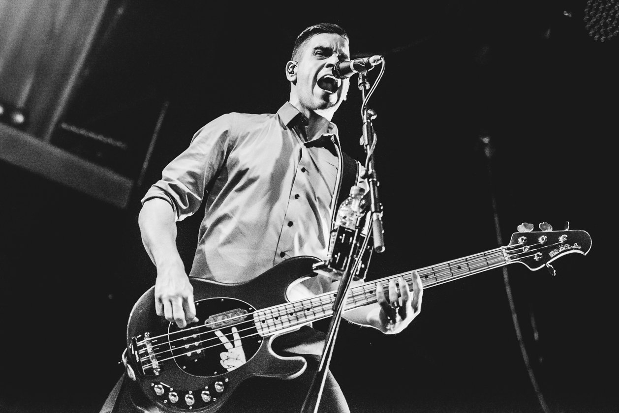 Billy Talent – Die Kanadier rocken die Landeshauptstadt. – Jonathan in schwarz-weiß.
