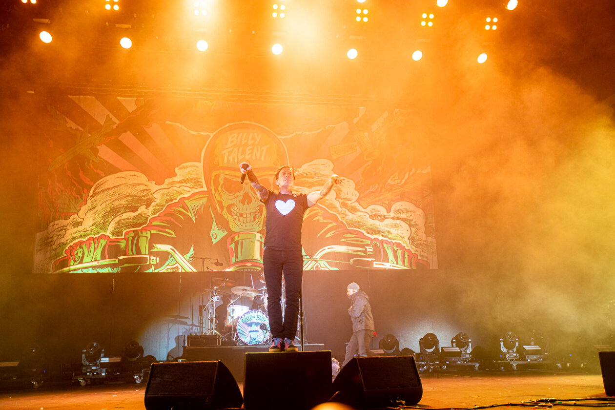 Die Kanadier waren eines der Highlights am dritten Rock- und Metal-lastigen Festivaltag. – Billy Talent.