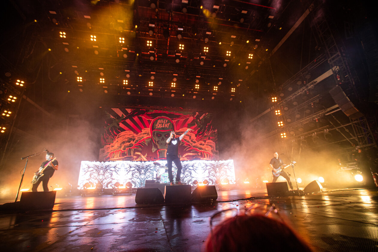 Die Kanadier waren eines der Highlights am dritten Rock- und Metal-lastigen Festivaltag. – Billy Talent.