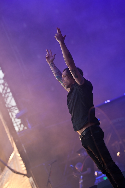 Die Kanadier kamen genau richtig zum Sonnenuntergang. – Billy Talent, RaR 2012