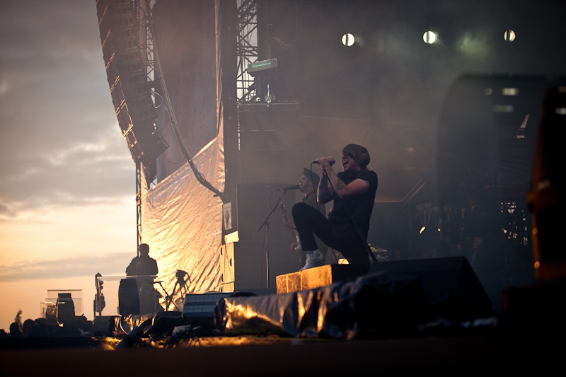 Die Kanadier kamen genau richtig zum Sonnenuntergang. – Billy Talent, RaR 2012