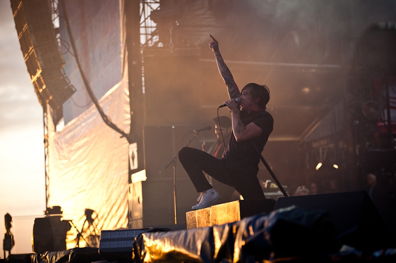Die Kanadier kamen genau richtig zum Sonnenuntergang. – Billy Talent, RaR 2012