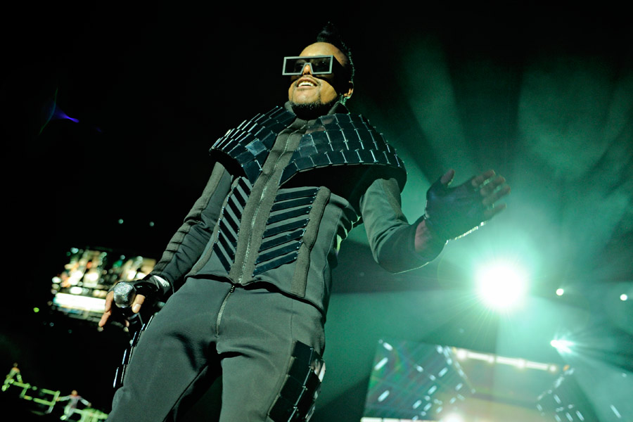 Die Peas machten Halt in der Arena. – Black Eyed Peas.
