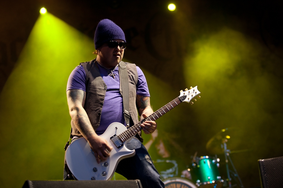 Black Stone Cherry in vollem Tageslicht. – Black Stone Cherry, Rock Am Ring 2011