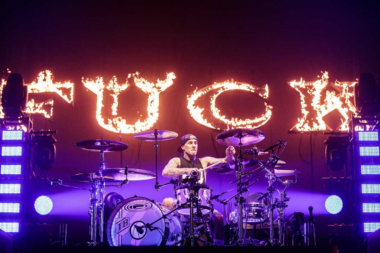 Travis Barker, Mark Hoppus und Matt Skiba im Ruhrgebiet. – ... Blink 182.