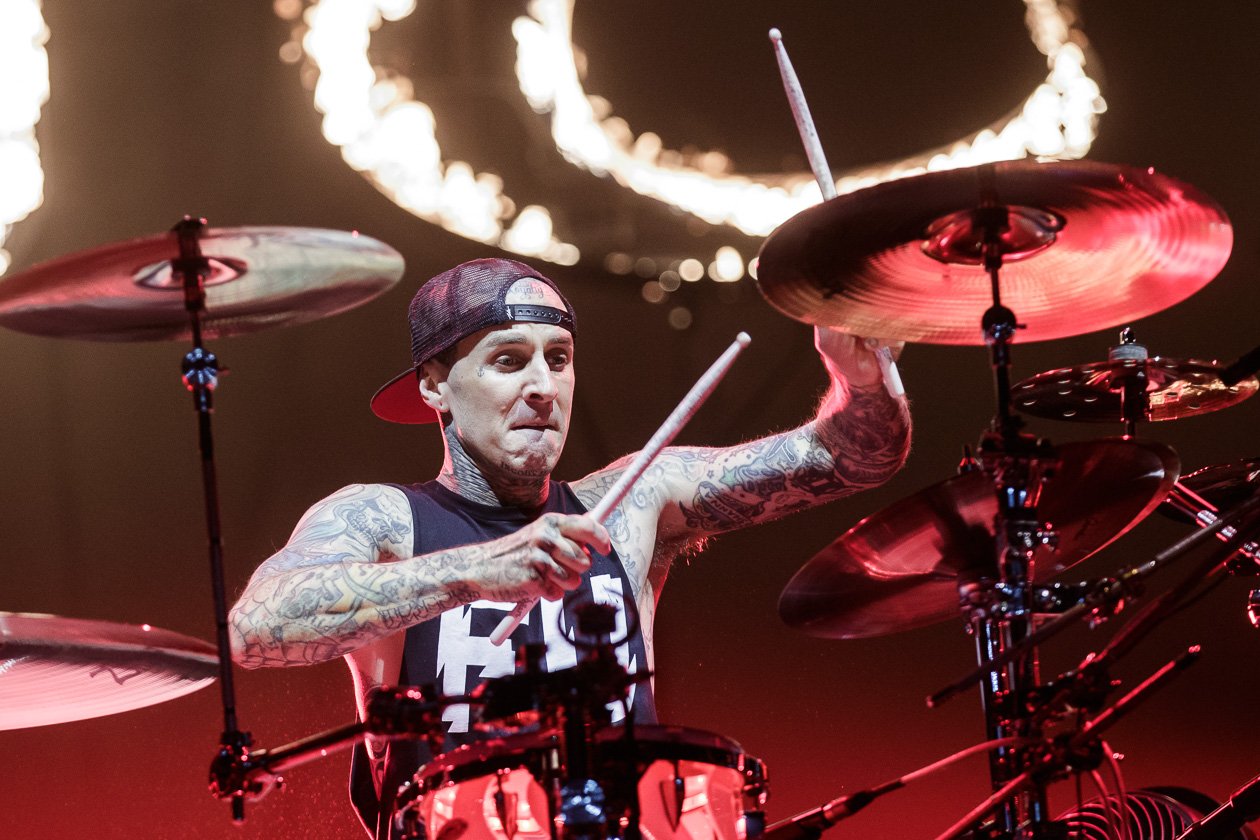 Blink 182 – Travis Barker, Mark Hoppus und Matt Skiba im Ruhrgebiet. – Travis.